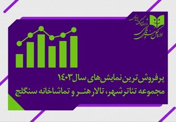  پرفروش‌ترین نمایش‌های سال معرفی شدند