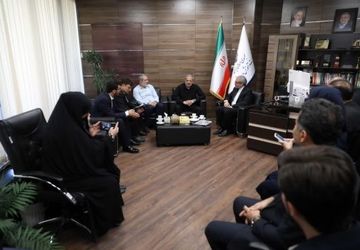 بازدید دکتر کاظمی از مرکز اطلاع‌رسانی و روابط عمومی وزارت آموزش و پرورش 