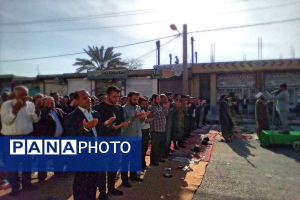 اقامه نماز عید سعید فطر در باشت