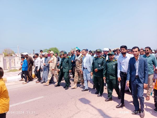 حضور پُر‌شور مردم بوموسی در راهپیمایی روز قدس