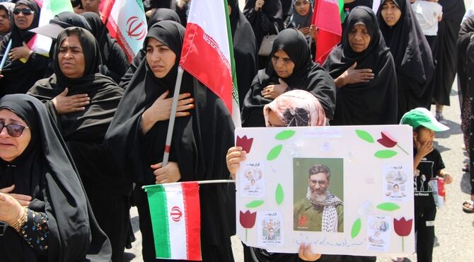 در سوگ شهادت امام صادق(ع)؛ رودان غرق در حزن و اشک