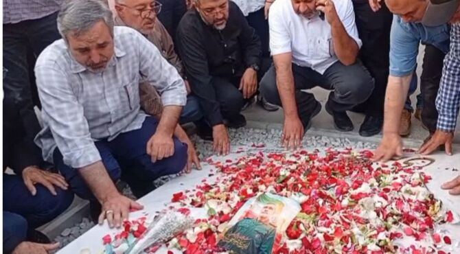  آیین باشکوه بزرگداشت شهدای جنگ ۱۲ روزه در بهشت زهرا(س) تهران