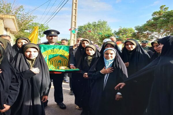 استقبال از خادمان حرم مطهر امام رضا( ع) در شهرستان فاروج 
