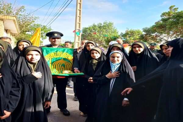 استقبال از خادمان حرم مطهر امام رضا( ع) در شهرستان فاروج 