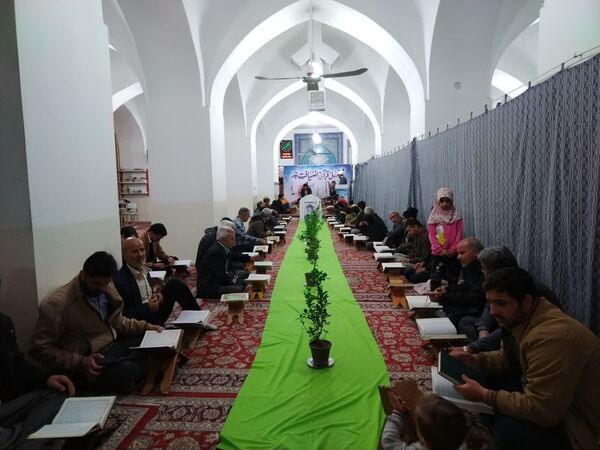 جزء خوانی قرآن کریم در شهرستان خلیل آباد و شهر کندر