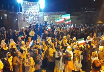 بیعت مردم روستای لرد شاهرود خلخال با مقام معظم رهبری