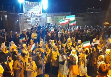 بیعت مردم روستای لرد شاهرود خلخال با مقام معظم رهبری