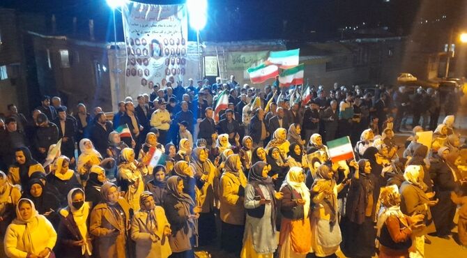 بیعت مردم روستای لرد شاهرود خلخال با مقام معظم رهبری