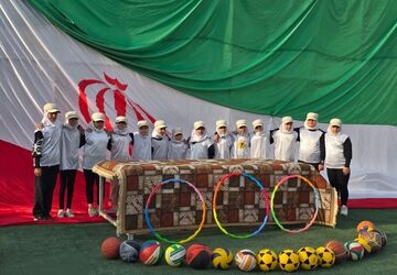 افتتاحیه میدان پویا (همدلی) با شعار «دانش‌آموز پویا، خانواده با نشاط و جامعه سالم» در بیجار