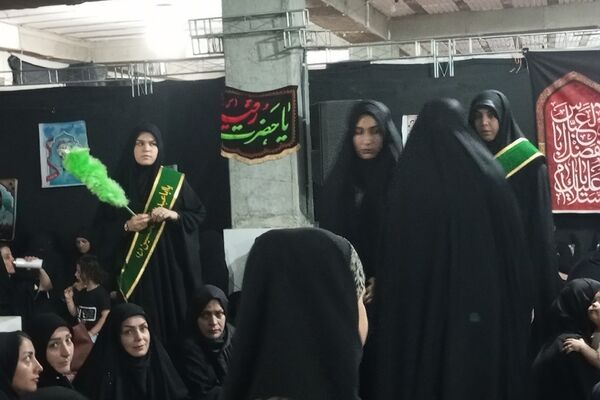 مراسم سوگواری احلی من العسل در نصیرشهر