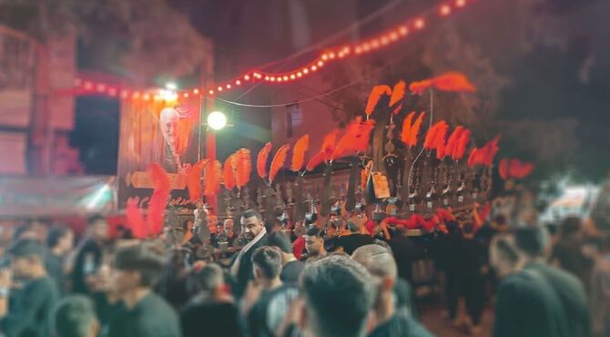 شب قد برافراشتن علم‌ها؛ قاب‌های ماندگار از سوگواری در محله تختی