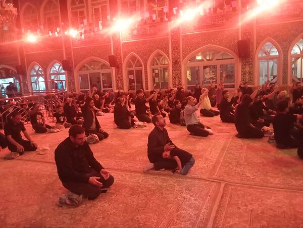 برگزاری مراسم شب سوم عزاداری اباعبدالله(ع) در تکیه ابوالفضلی نیشابور