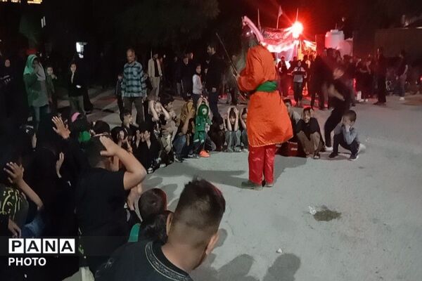 مراسم شام غریبان سالار شهیدان  در حسینیه شهدای شهر بار