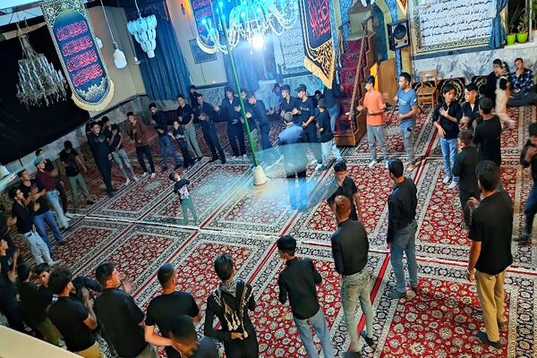 شام غریبان حسینی در مسجد جامع شهر بار