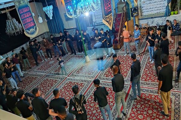شام غریبان حسینی در مسجد جامع شهر بار