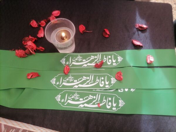 برپایی موکب دانش‌آموزی به‌مناسبت شهادت حضرت فاطمه(س)