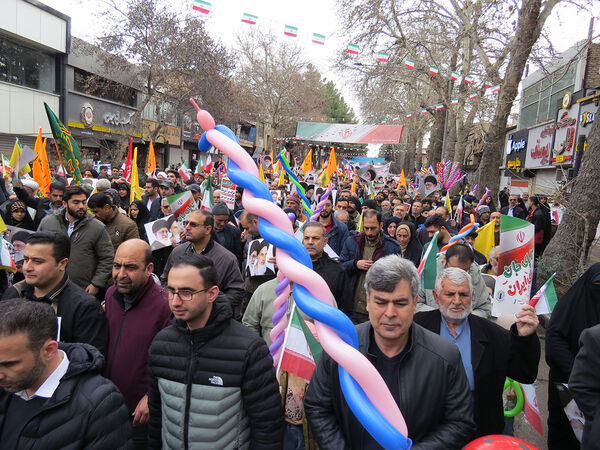 راهپیمایی روز ۲۲بهمن شهرستان بجنورد
