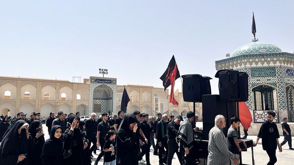 پیاده‌روی جاماندگان اربعین در اشکذر