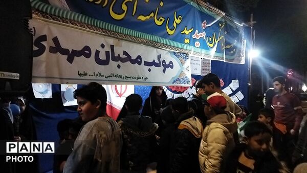 موکب محبان مهدی در چهل و سومین شب از اجتماعات مردم نیشابور 