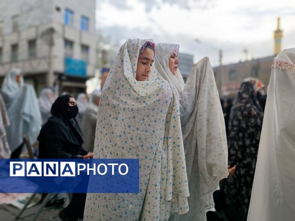 نماز عید فطر در مصلی شهرستان قدس