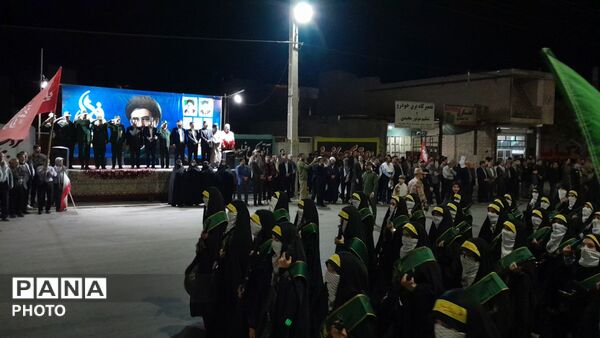ازدرگزین تا میدان رزمایش؛ نمایش اقتدار درگزینی‌ها در رزمایش ۲ هزار نفری