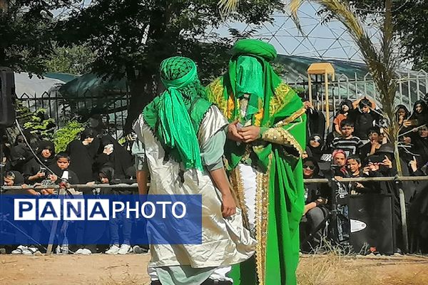 مراسم آیینی خیمه سوزان سنت هرساله مردم مشهد