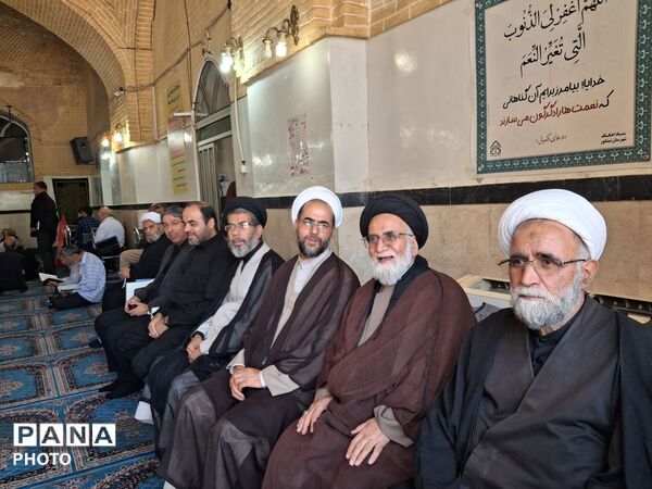 مسجد جامع نیشابور ؛ میزبان هفتمین روز تدفین آقای شهید ایران 