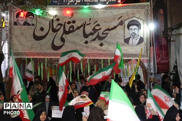 هفتاد و سومین روز تجمعات شبانه مردم زنجان در حمایت از کشور