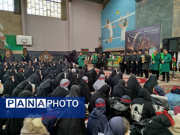 آیین سوگواری شهادت حضرت فاطمه الزهرا (س) در سالن مالک اشتر ناحیه یک مشهد 