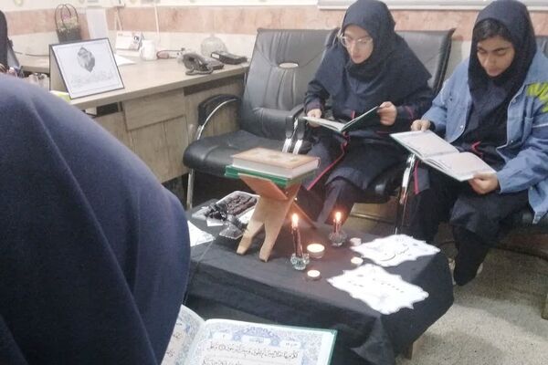 برپایی محافل انس با قرآن یادبود سیدحسن نصرالله در مدارس رودهن 