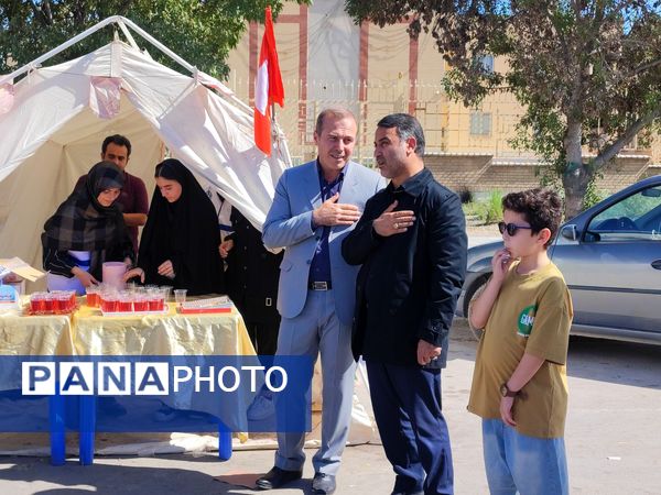 برپایی موکب سازمان دانش‌آموزی در شهرستان سملقان