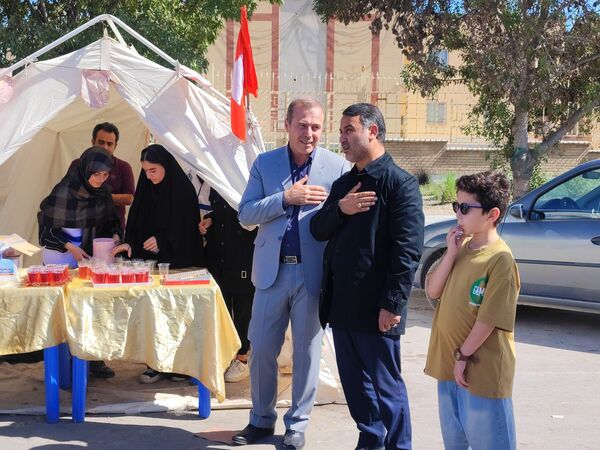 برپایی موکب سازمان دانش‌آموزی در شهرستان سملقان