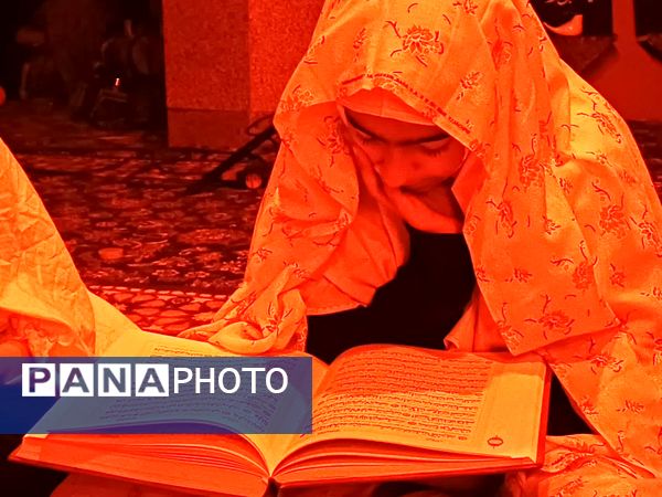 اعتکاف دانش‌آموزی مسجد موسی بن جعفر شهر دولت آباد ویژه دختران
