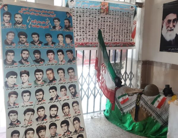 مانور بازگشایی مدارس عباس آباد 
