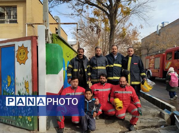 مانور سراسری زلزله در رضویه