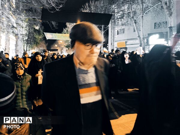 حضور ملت غیور بجنورد در شهرستان بجنورد  پی شهادت رهبر انقلاب 