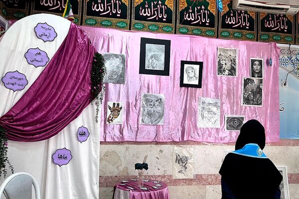 جلوه خلاقیت دانش‌آموزان بنت‌الهدی در هفته «ماها»