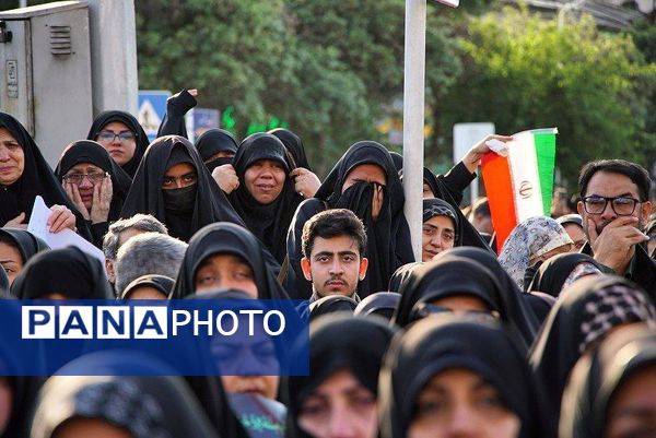 اجتماع مردم مشهد در فراق سید الشهدای خدمت 
