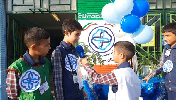 افتتاحیه سفیران سلامت در دبستان سرافراز ناحیه۷ مشهد 