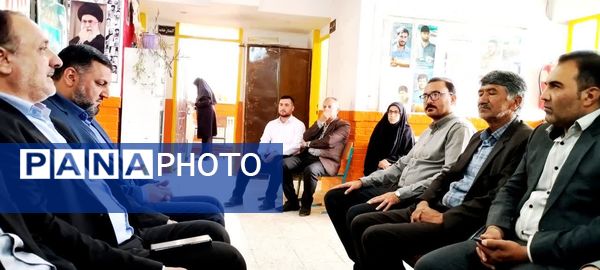 بازدید نماینده مجلس شورای اسلامی و عضو کمیسیون آموزش مجلس از مدارس بخش زاوین کلات