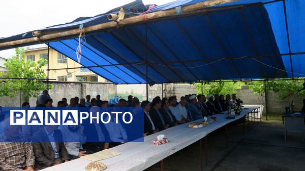 مراسم کلنگ‌زنی دبستان ۹ کلاسه غزالی ناو