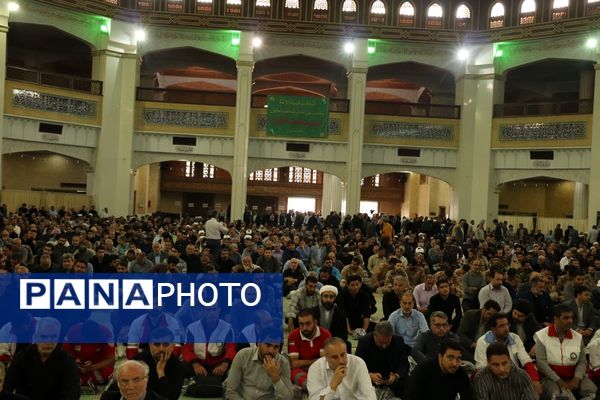 مراسم گرامیداشت چهلم شهدای خدمت در تبریز 