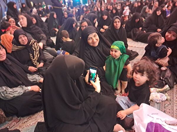 مراسم شیرخوارگان حسینی در حسینیه عاشقان ثارالله قائمشهر