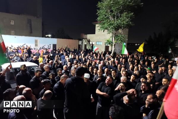 تجمع مردمی شهر صباشهر همزمان با مراسم شام غریبان  