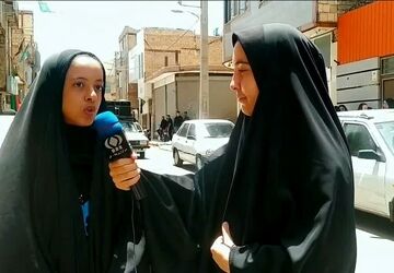 عزاداری در بلوار شهید موسوی قم