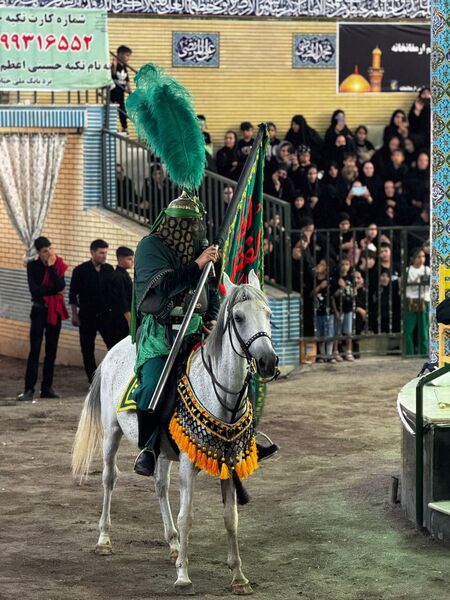 مراسم سنتی تعزیه‌خوانی در شهر ارمغان‌خانه زنجان 