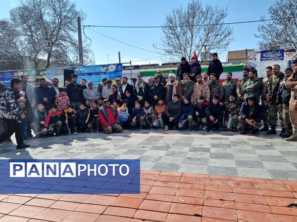 حماسه‌آفرینی دیگر از مردم منطقه رضویه در راهپیمایی 22بهمن