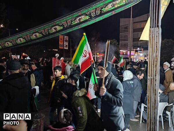 چهارشنبه سوری متفاوت در بلوار فضل نیشابور 