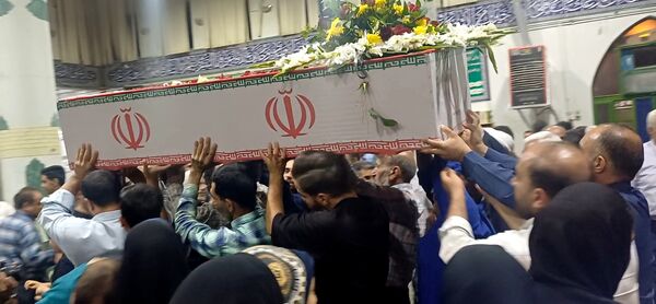 مراسم وداع با پیکر شهید مدافع وطن در شهرستان کوهپایه 