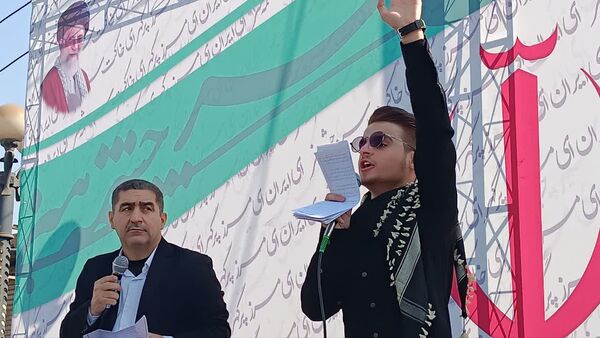 دانش آموزان اهوازی انزجار از استکبار جهانی را در قاب دوربین پانا ثبت کردند